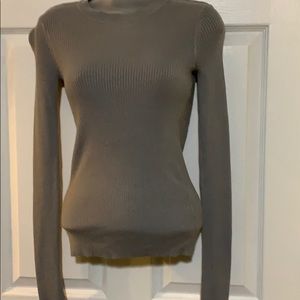 Long sleeve lightweight sweater Lt. Grey NWOT